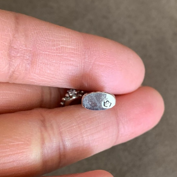 NWOT Disney Beauty & the Beast Enchanted Rose Dangle Charm Sterling Silver 925 - Picture 9 of 12